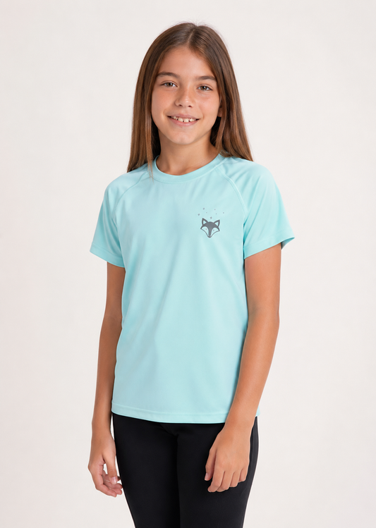 Polera Dry Fit Celeste