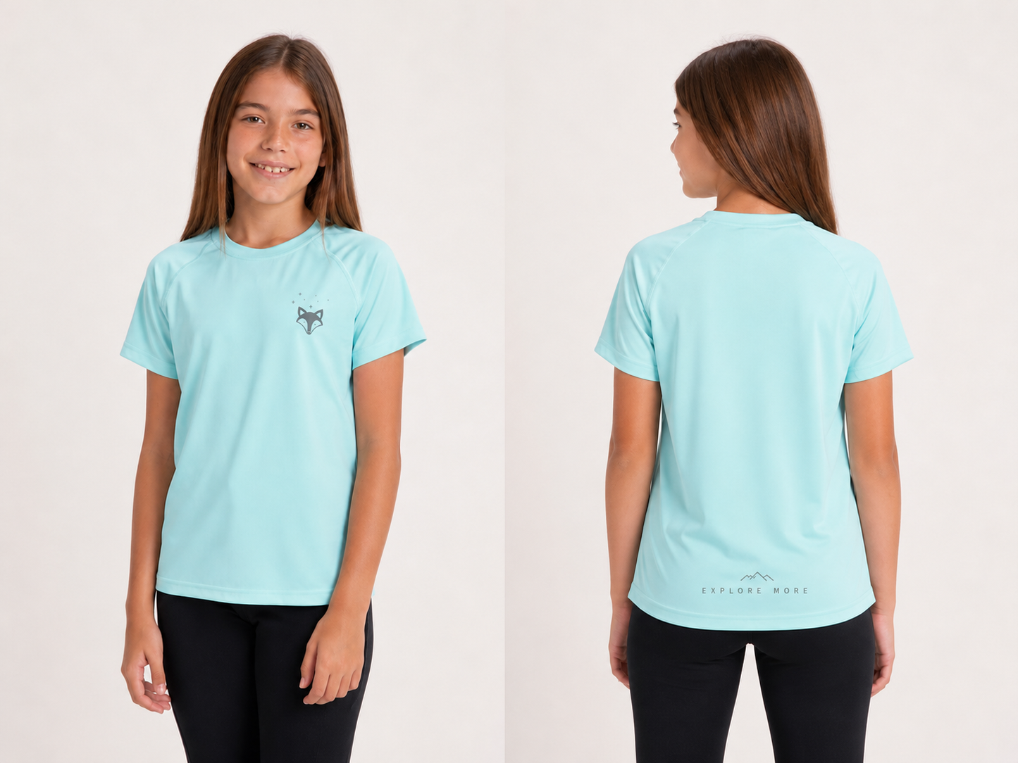 Polera Dry Fit Celeste