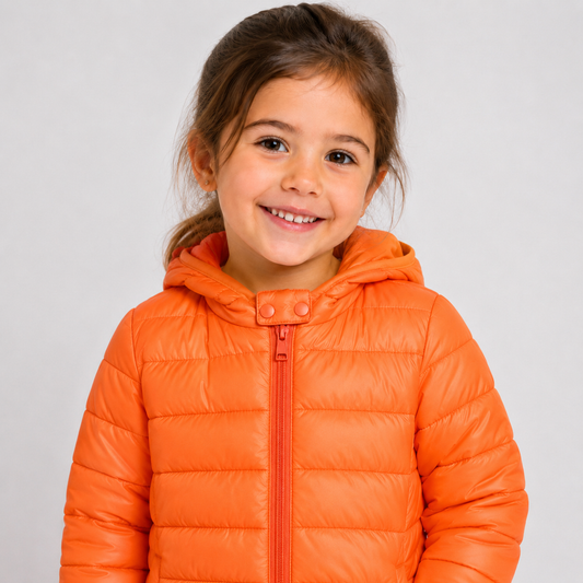 Parka sintética naranja